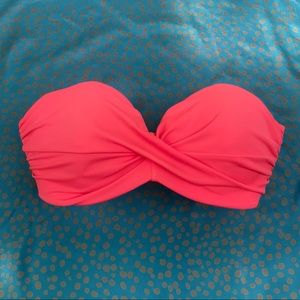 Vistoria Secret Bandeau Bathing Suit Top. 34C New